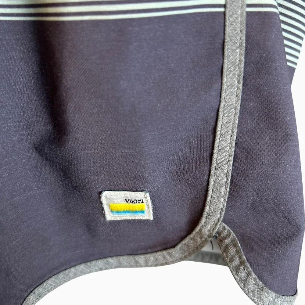 Vuori Banks Shorts Mens Medium Performance Athletic Unlined Drawstrings Gray